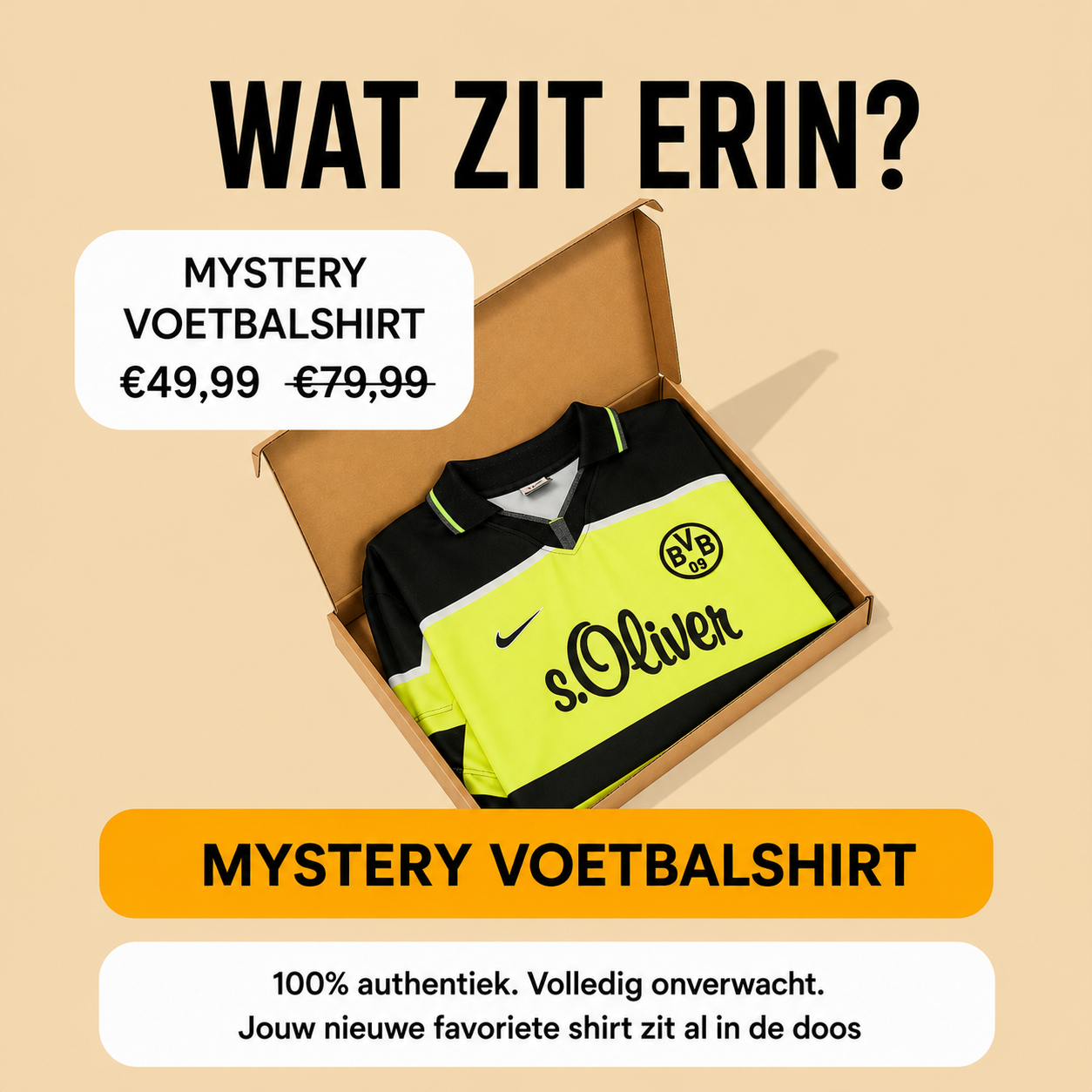 Retro Voetbalshirt Mystery Box